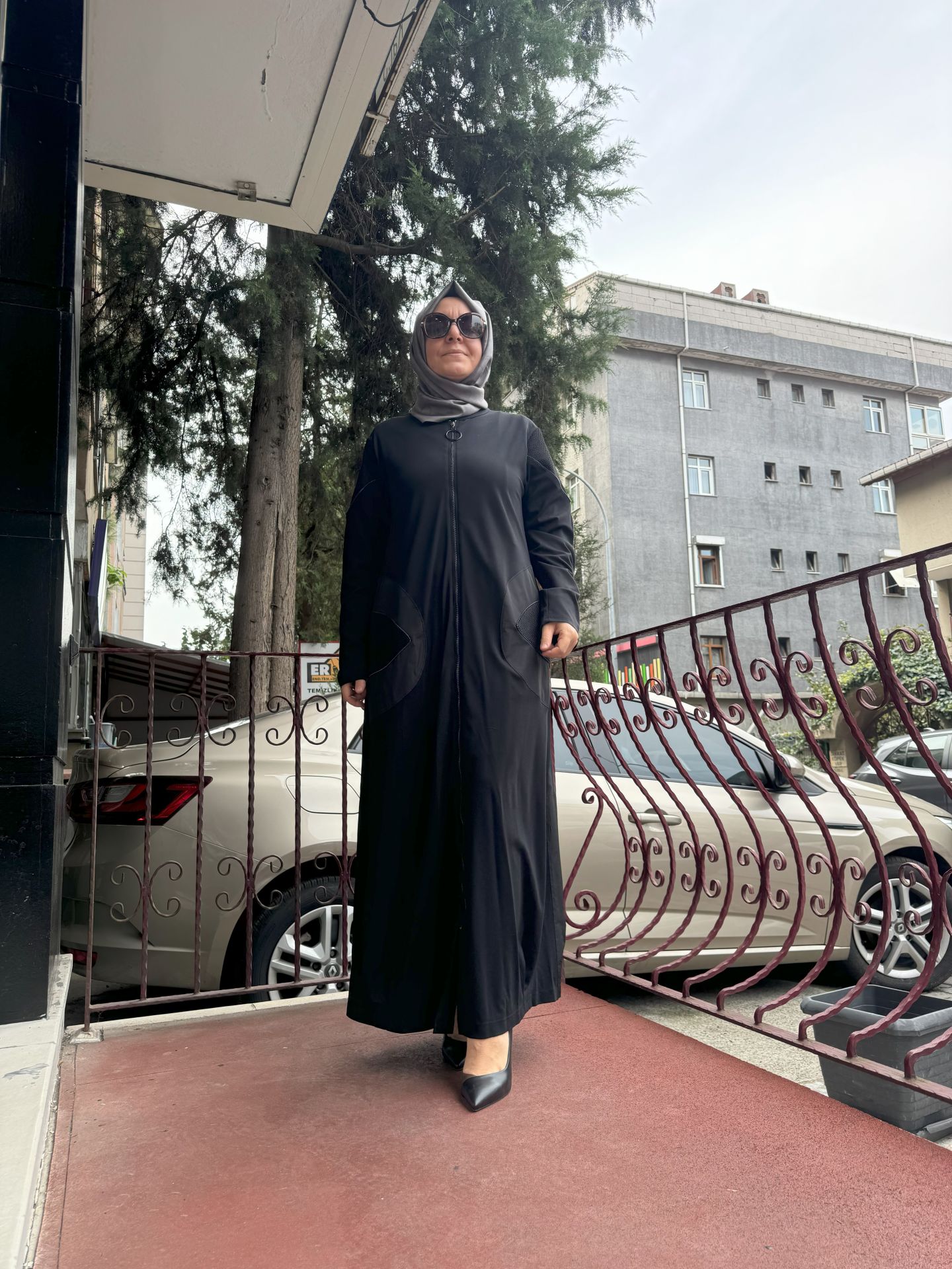 Almarwah File ve Fermuar Detaylı Kap Siyah 404877