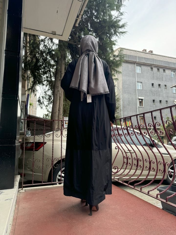 Almarwah File ve Fermuar Detaylı Kap Siyah 404877