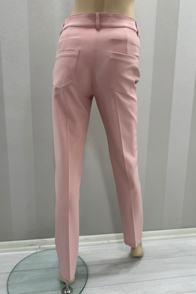 MissWhence Cigarette Pants-Pink 24104