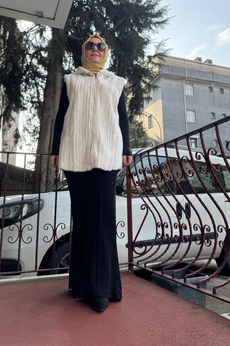 Ghisa Yelek Ekru 5KGSYLK3052