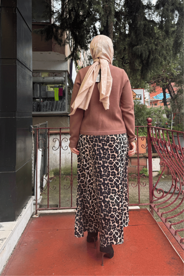 Ghisa Etek Siyah-Leopar 25YGSETK5307