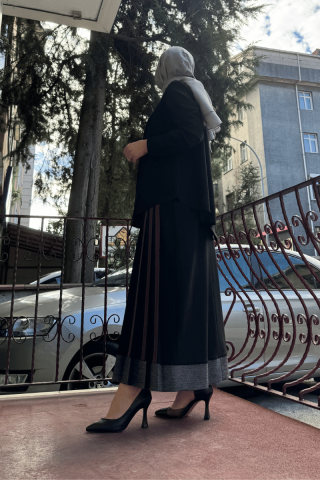 MissWhence Süet Tunik Siyah 36022
