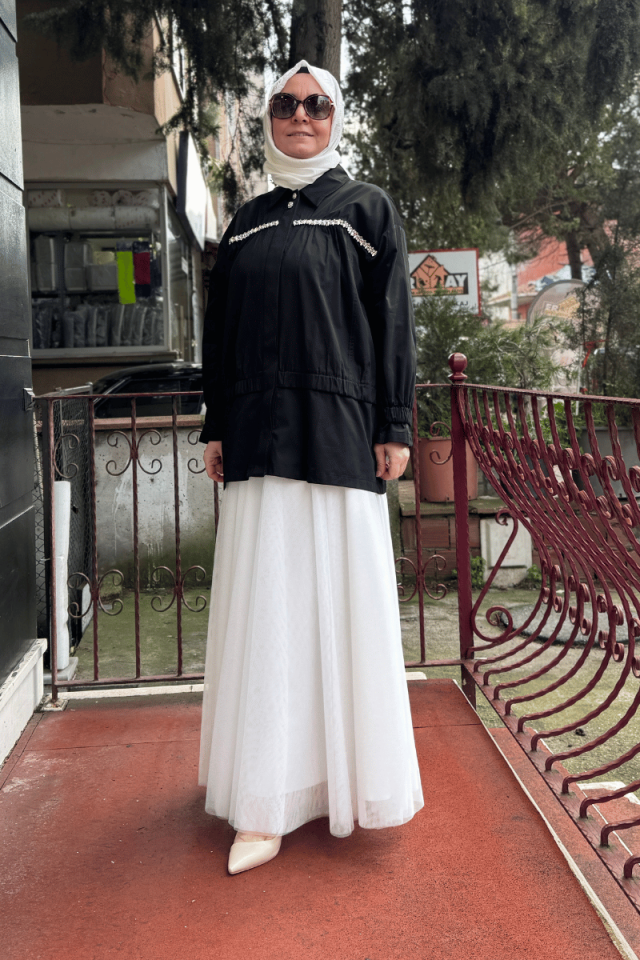 Ghisa Tunik Siyah 25YGSTNK4864