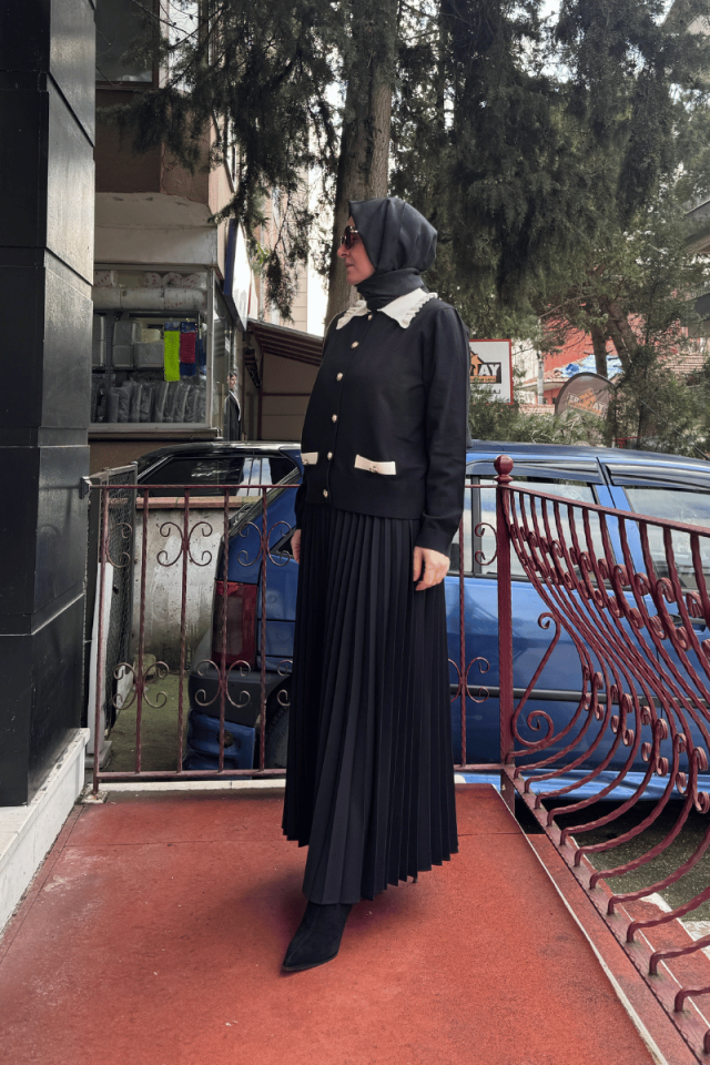 Ghisa Triko Hırka Siyah 5KOBHRK3048