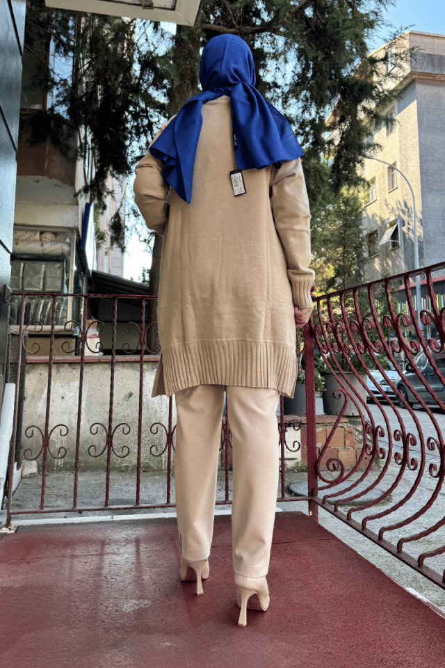 Ghisa Triko Tunik Camel 5KOBTNK4391