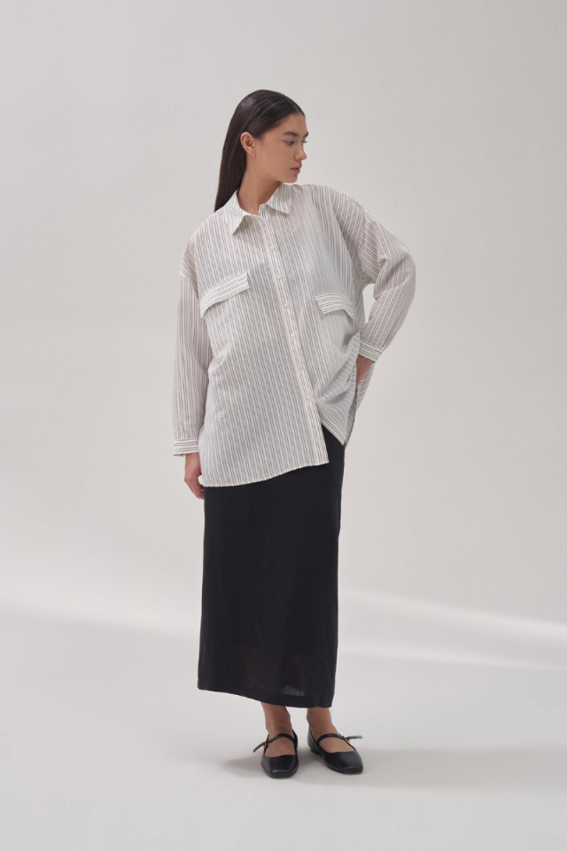 QOOQ Luvya Shirt Striped 24SS212