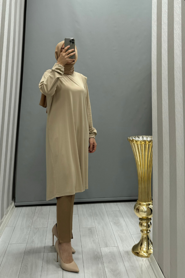 Misswhence Shoulder Detailed Bamboo Basic Tunic 35025
