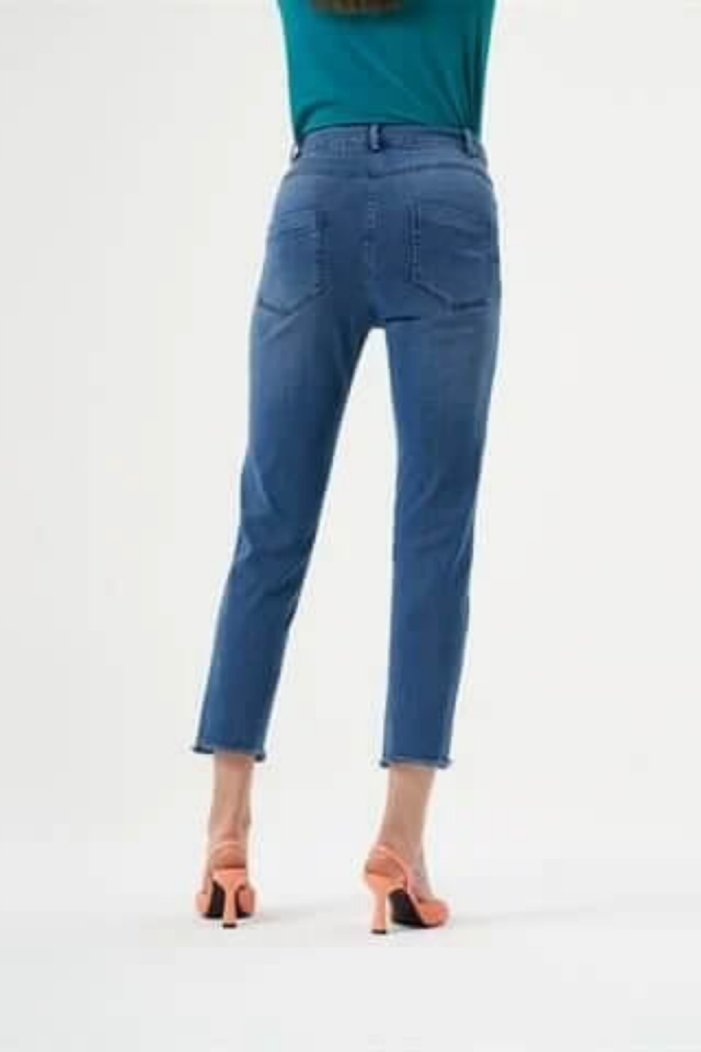 Misswhence Likralı Kot Pantolon Mavi 33104