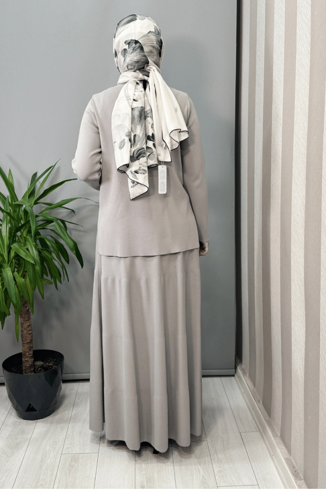 Miss Dalida Triko Etek Gri T25Y-2004
