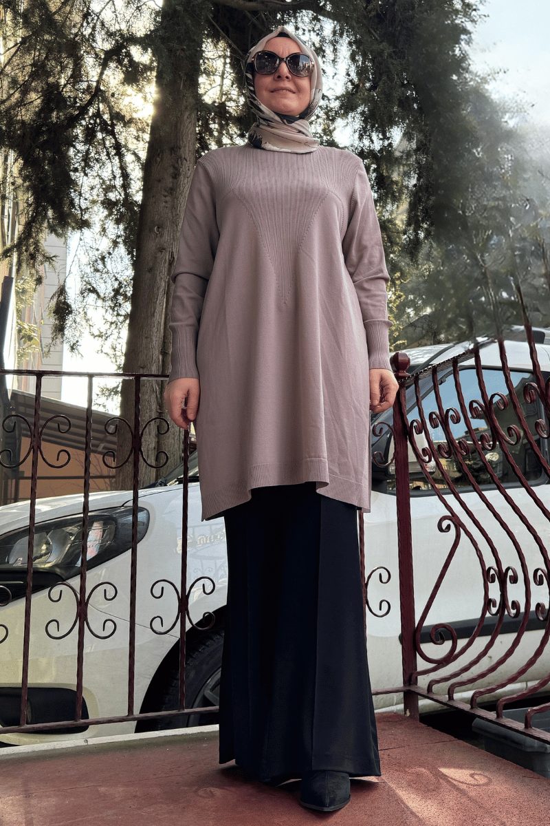İnvee Tunik Vizon 6222