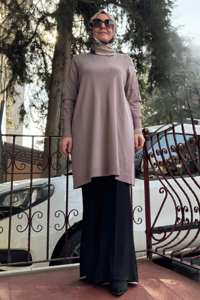 İnvee Tunik Vizon 6222