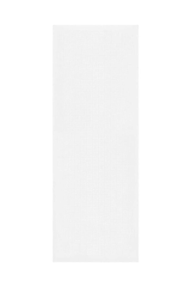 Imannoor Iman Square White Naia Cotton Shawl 70x210