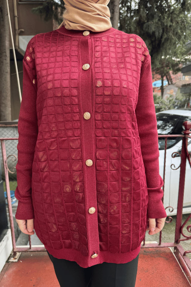 Ghisa Ceket Bordo 25YGSCKT3027