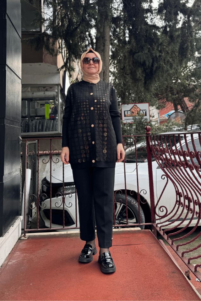 Ghisa Ceket Siyah 25YGSCKT3027