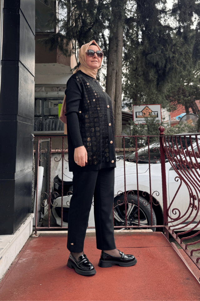 Ghisa Ceket Siyah 25YGSCKT3027