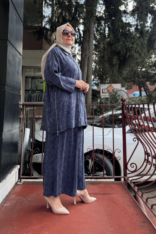 Ghisa Gömlek Yaka Takım Lacivert 25YGSTKM3421