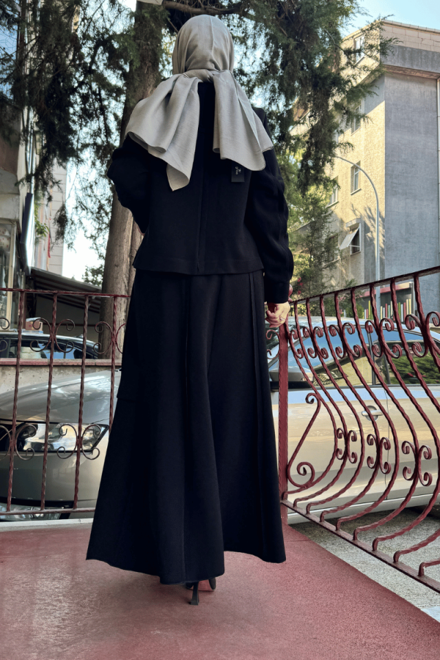 MissWhence Ceket Etek Takım Siyah 36204