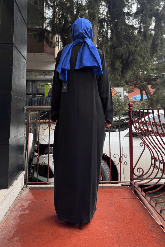 Almarwah Etnik Desenli Kap Siyah 404926