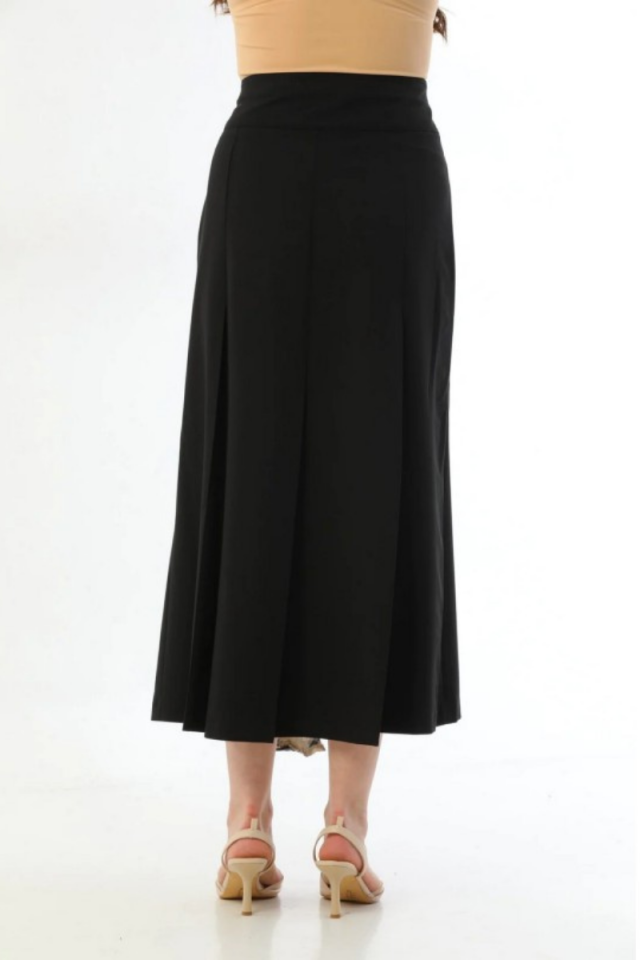 Misswhence Pleated Detailed Zippered Skirt 33904