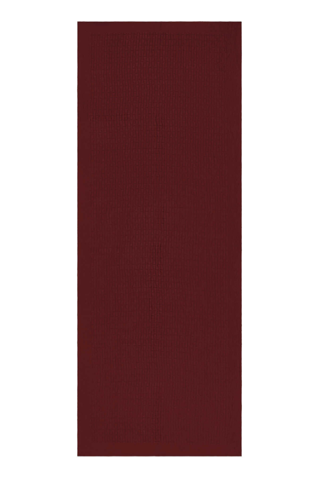 Imannoor Iman I Claret Red Naia Cotton Shawl 70x210
