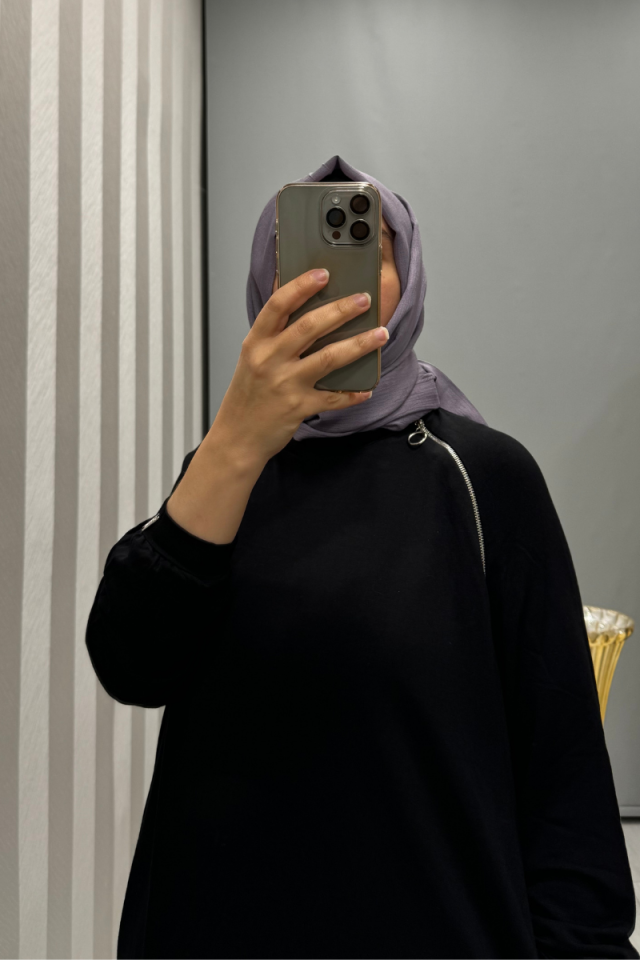 Invee Zippered Tracksuit Black 6956