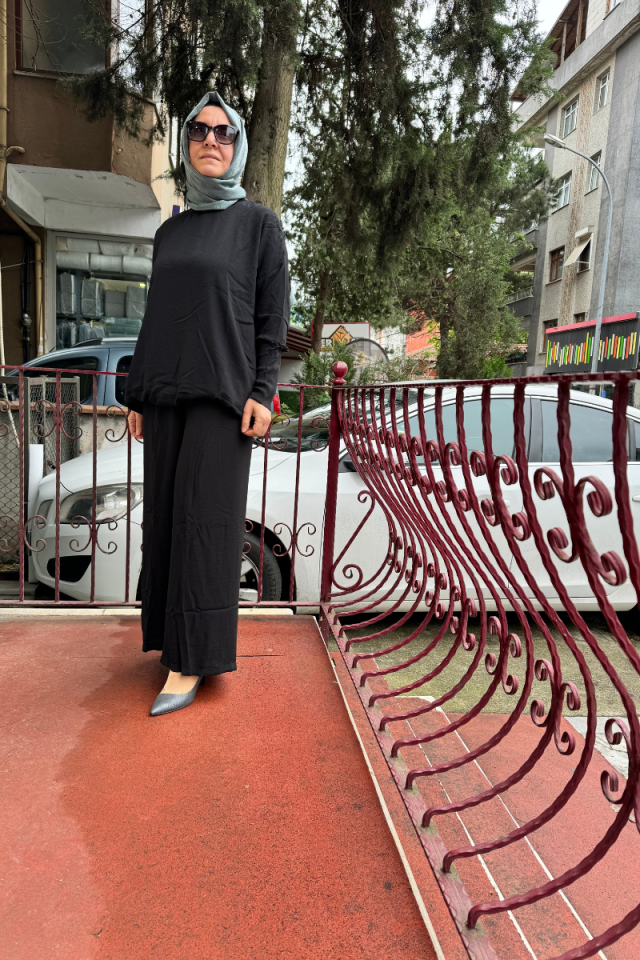 İnvee Caz Tunik Siyah 6419